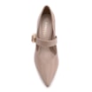 Scarpin Fivela Couro Bege - imagem 6