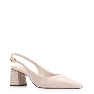 Couro Croco Off White