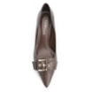 Scarpin Fivela Couro Estonado Marrom - imagem 5