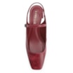Scarpin Fivela Couro Estonado Vermelho - imagem 5