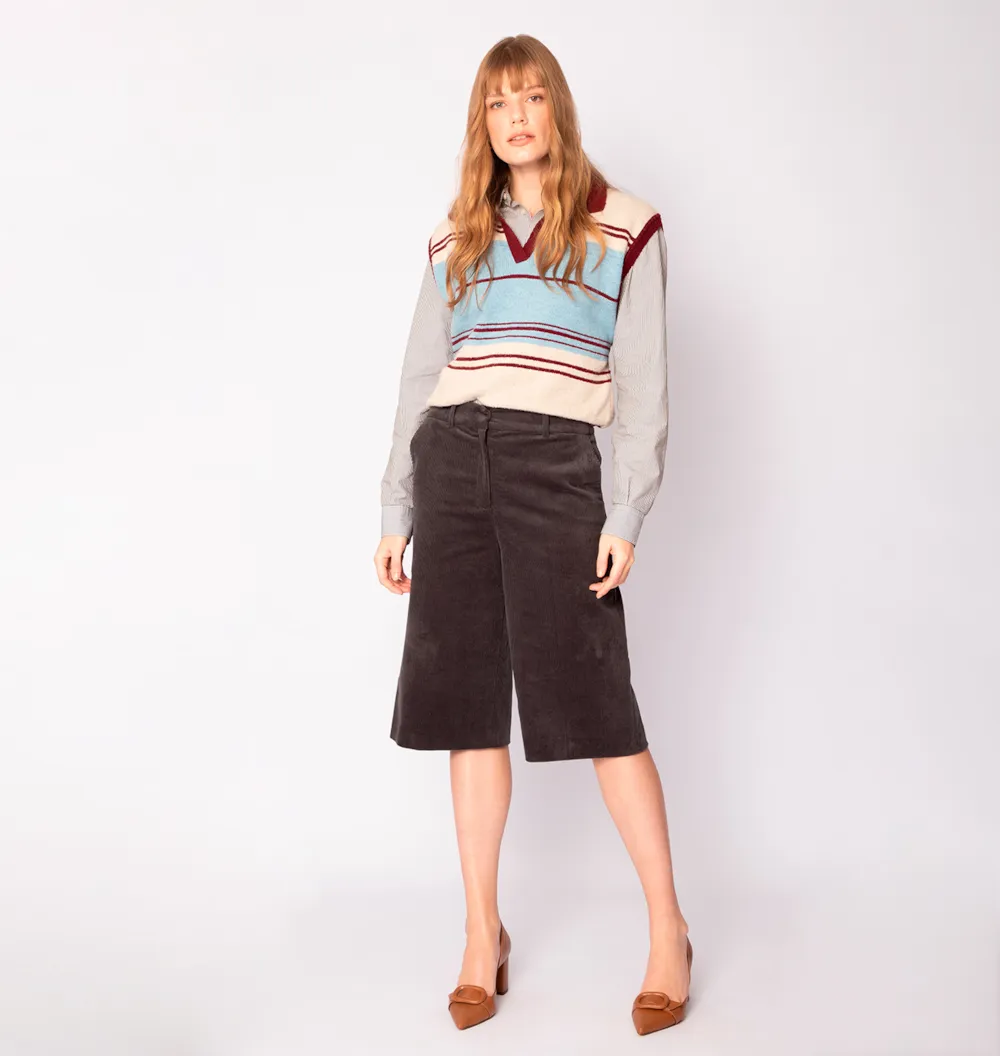 Scarpin Fivela Couro Marrom - imagem 8