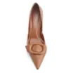 Scarpin Fivela Couro Marrom - imagem 6
