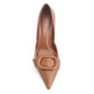 Scarpin Fivela Couro Marrom - imagem 6