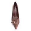 Scarpin Fivela Couro Marrom - imagem 5