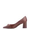 Scarpin Fivela Couro Marrom - imagem 4