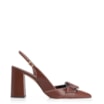 Scarpin Fivela Couro Marrom - imagem 3