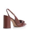 Scarpin Fivela Couro Marrom - imagem 4