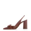 Scarpin Fivela Couro Marrom - imagem 5
