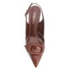 Scarpin Fivela Couro Marrom - imagem 6