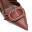 Scarpin Fivela Couro Marrom - imagem 7