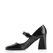 Scarpin Fivela Couro Preto - imagem 4