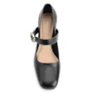 Scarpin Fivela Couro Preto - imagem 5