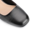 Scarpin Fivela Couro Preto - imagem 6