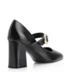Scarpin Fivela Couro Preto - imagem 3