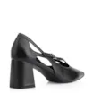Scarpin Fivela Couro Preto - imagem 3