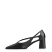 Scarpin Fivela Couro Preto - imagem 4