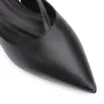 Scarpin Fivela Couro Preto - imagem 6