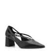 Scarpin Fivela Couro Preto - imagem 1