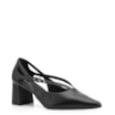 Scarpin Fivela Couro Preto - imagem 1