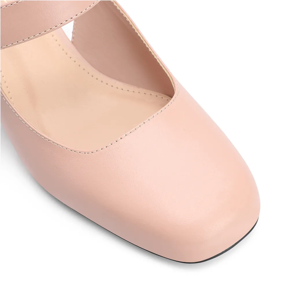 Scarpin Fivela Couro Rosa - imagem 7