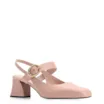 Scarpin Fivela Couro Rosa - imagem 1