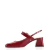 Scarpin Fivela Couro Vermelho Cereja - imagem 4