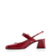Scarpin Fivela Couro Vermelho Cereja - imagem 4