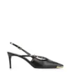 Scarpin Fivelas Couro Preto - imagem 2