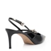 Scarpin Fivelas Couro Preto - imagem 3