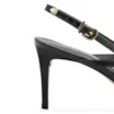 Scarpin Fivelas Couro Preto - imagem 7