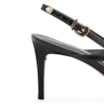 Scarpin Fivelas Couro Preto - imagem 7