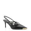 Scarpin Fivelas Couro Preto - imagem 1