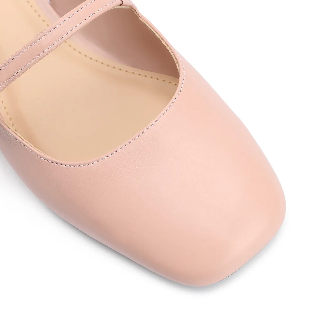 Scarpin Fivelas Couro Rosa - imagem 6