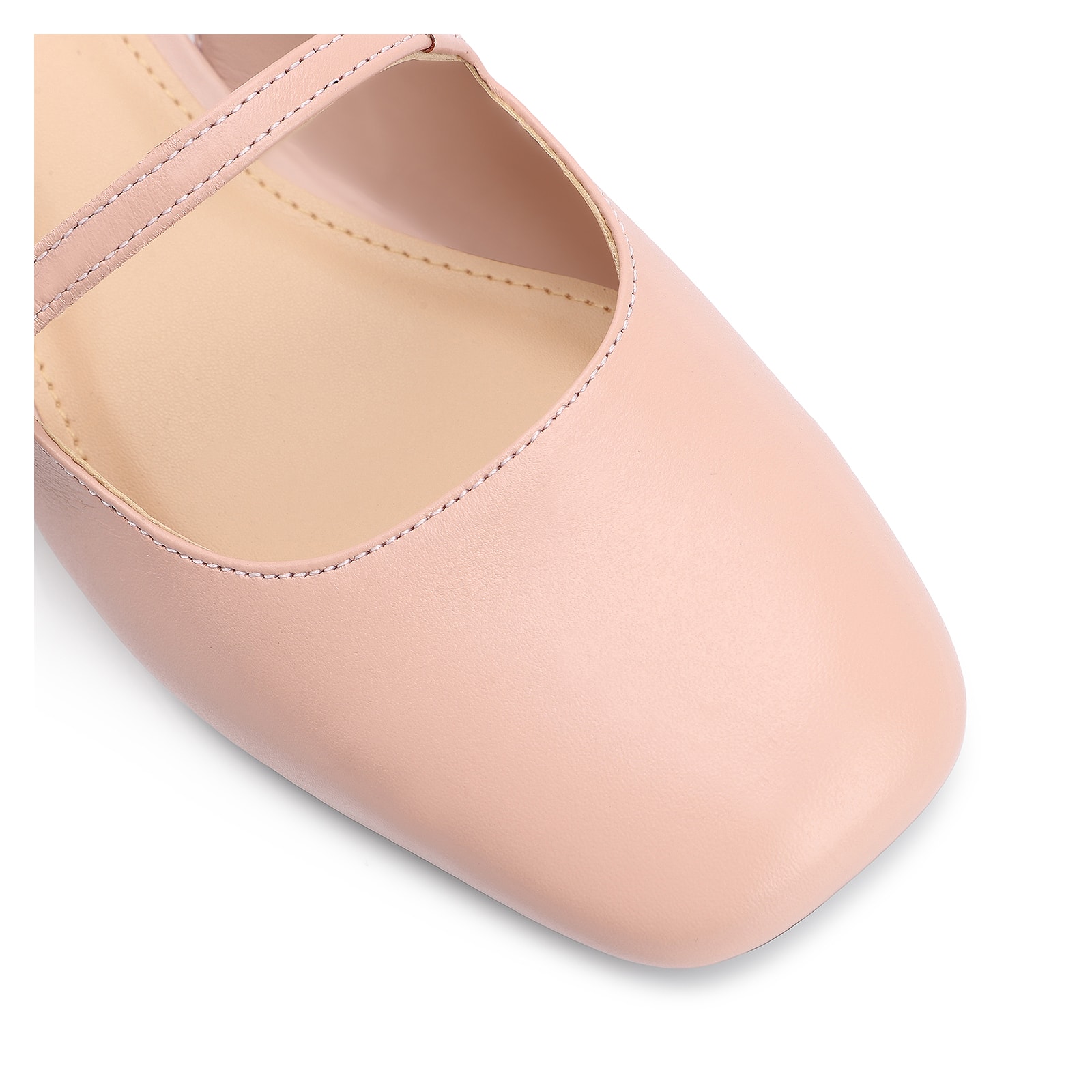 Scarpin Fivelas Couro Rosa