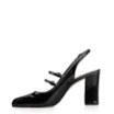 Scarpin Fivelas Verniz Preto - imagem 4