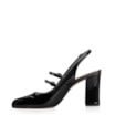 Scarpin Fivelas Verniz Preto - imagem 4