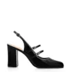 Scarpin Fivelas Verniz Preto - imagem 2