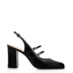 Scarpin Fivelas Verniz Preto - imagem 2