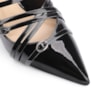 Scarpin Fivelas Verniz Preto - imagem 7