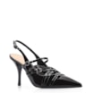 Scarpin Fivelas Verniz Preto - imagem 1