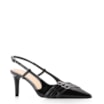 Scarpin Fivelas Verniz Preto - imagem 1