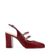 Scarpin Fivelas Verniz Vermelho Cereja - imagem 3