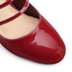 Scarpin Fivelas Verniz Vermelho Cereja - imagem 7