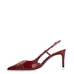 Scarpin Fivelas Verniz Vermelho Cereja - imagem 4