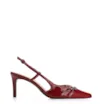 Scarpin Fivelas Verniz Vermelho Cereja - imagem 2