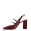 Scarpin Fivelas Verniz Vinho - imagem 4