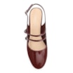 Scarpin Fivelas Verniz Vinho - imagem 5