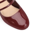 Scarpin Fivelas Verniz Vinho - imagem 6