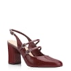 Scarpin Fivelas Verniz Vinho - imagem 1