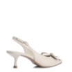 Scarpin Flor Couro Off White - imagem 4